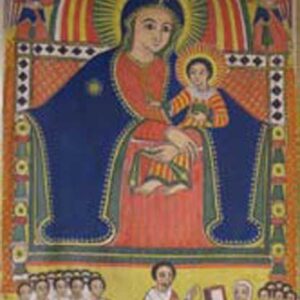 Stendardo copto con la Vergine e il Bambino