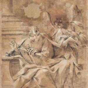 Ambito bolognese (XVIII secolo) - San Matteo e l'angelo