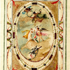 Anonimo (XIX secolo) - Schizzo per decorazione di soffitto con scena mitologica