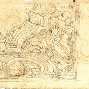 Anonimo (XVIII secolo) - Decorazione di soffitto balconato