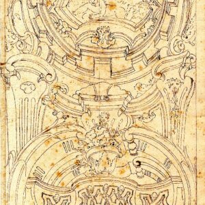 Anonimo (XVIII secolo) - Decorazione di soffitto con putto