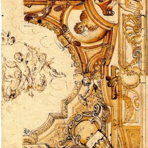 Anonimo (XVIII secolo) - Due motivi di angolo di soffitto