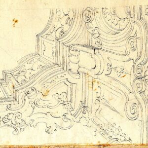 Anonimo (XVIII secolo) - Schizzo di soffitto