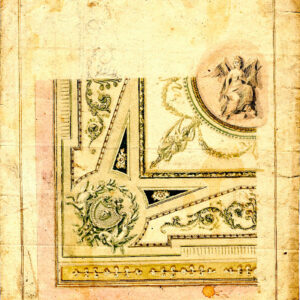 Anonimo (XVIII secolo) - Schizzo per decorazione di soffitti