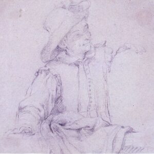 Bernardino Poccetti - Giovane a mezzo busto, rivolto a destra