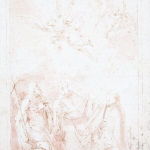 Carlo Ricci - Angelo che appare a san Giovanni Battista, san Bonaventura e san Ludovico da Tolosa