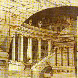 Francesco Fontanesi - Vasto tempio sotterraneo