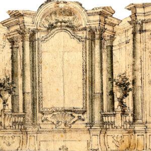 Giovanni Antonio Paglia - Progetto di decorazione per altare
