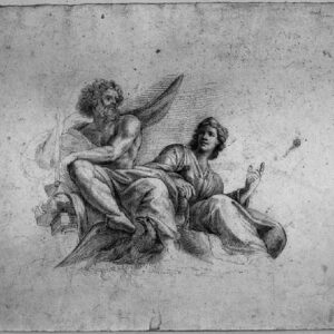 Prospero Minghetti - Figure Mitologiche con aquila