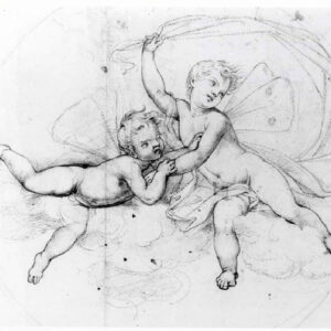 Prospero Minghetti - Studio di due putti