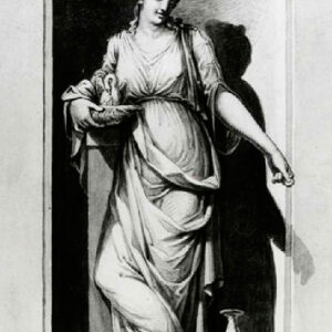 Prospero Minghetti - Studio  di figura allegorica femminile