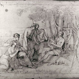Prospero Minghetti - Studio per Apollo tra i Pastori