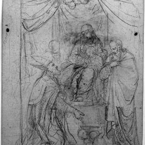 Prospero Minghetti - Studio per pala d'altare