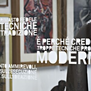 Allestimento mostra Tutto tondo. Foto © Carlo Vannini