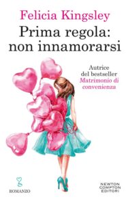 Ragazza con palloncini a forma di cuore