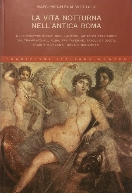 Copertina libro Vita notturna nell'antica Roma - Coppia di divinità con eros